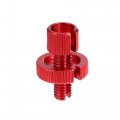 X Autohaux 6 Pcs M8 Brake Clutch Cable Line Adjuster Screw Adjusting Bolt With Slotted For Motorcycle Bike Scooter Aluminum