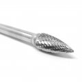 Sg-3l6 Solid Carbide Burr Die Grinder Bit 8 X 3 4 On 6 Long Steel Shank