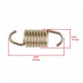 Caltric Exhaust Muffler Spring Kit Compatible With Polaris Snowmobile 550 Indy 2014 2015 2016-2023