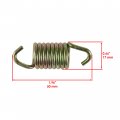 Caltric Exhaust Muffler Spring Kit Compatible With Polaris Snowmobile 550 Indy 2014 2015 2016-2023