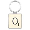 Wild Wolf Scrabble Keyring Letter O 