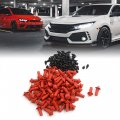 Uxcell 170pcs Car Universal Mushroom Shaped Tire Repair Insert Plugs Red Black