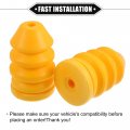 Vekauto 2pcs Car Jounce Upper Bumper Compatible For Jeep Liberty Kj Sport 2007 Durable Polyurethane Suspension Control Arm Rear