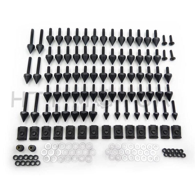 Httmt Complete Fairing Bolt Fasteners Kit Body Screws For Yamah Black Spike