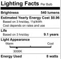Satco S6490 Axial Base Subminiature Fluorescent Lamp 8 Watts 540 Lumens T2 Shape W4 3x8 5d Ansi 80 Cri 12 59 Mol 0 25 Mod 3000