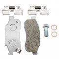 M Mati Front Left Brake Caliper Ceramic Pads Kit For Honda Big Red 700 Muv700 2009 2010 2011 2012 2013 45150-hl1-a01