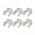 Headlight Retaining Clips 6 Pivot For Ford F150 F250 F350 1991-1998 Fit Mercury 1992-1998 Lincoln 1993-1996 