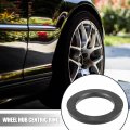 X Autohaux 2pcs Od 110mm To Id 77 8mm Car Hub Centric Rings Wheel Bore Center Spacer Black