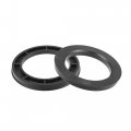X Autohaux 2pcs Od 110mm To Id 77 8mm Car Hub Centric Rings Wheel Bore Center Spacer Black