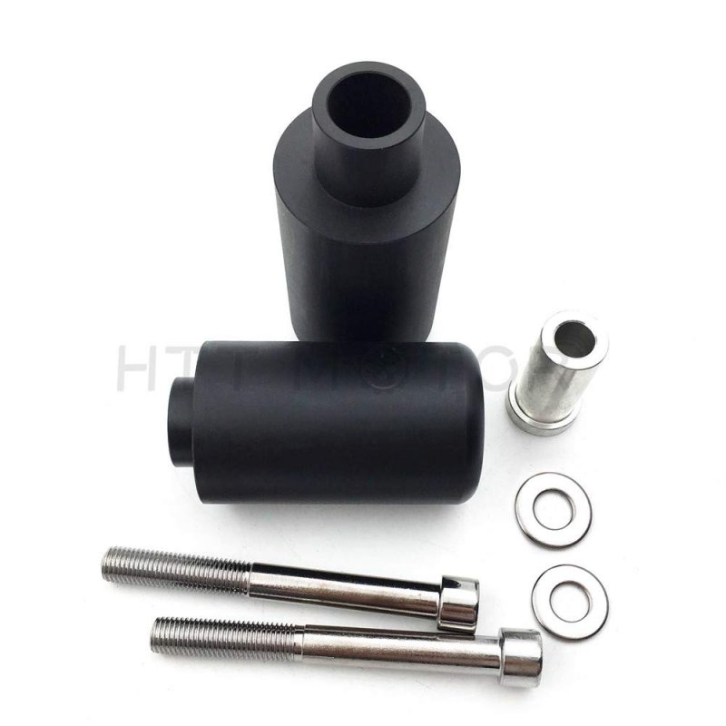 Httmt For 2003-2004 Suzuki Gsxr 1000 Gsx-r Black No Cut Frame Slider Crash Protector P N Mt219-005-bk