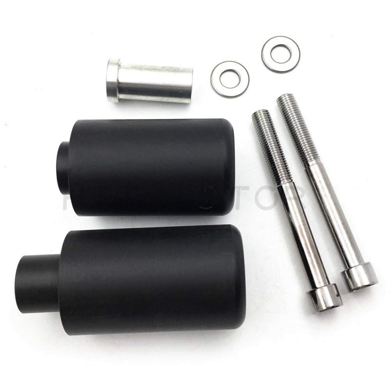 Httmt For 2003-2004 Suzuki Gsxr 1000 Gsx-r Black No Cut Frame Slider Crash Protector P N Mt219-005-bk
