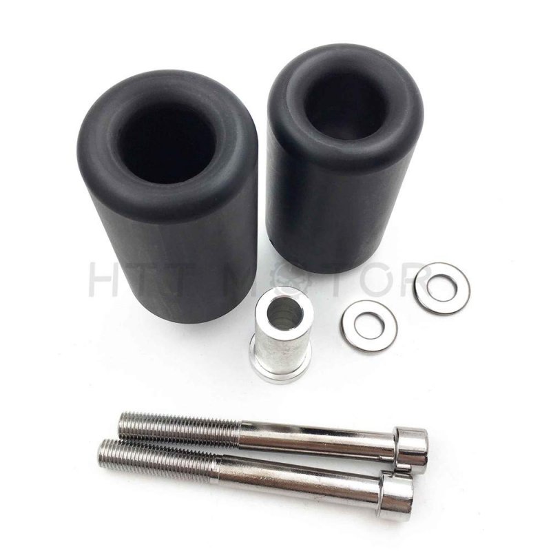 Httmt For 2003-2004 Suzuki Gsxr 1000 Gsx-r Black No Cut Frame Slider Crash Protector P N Mt219-005-bk
