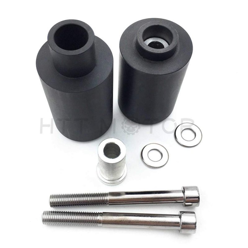 Httmt For 2003-2004 Suzuki Gsxr 1000 Gsx-r Black No Cut Frame Slider Crash Protector P N Mt219-005-bk