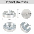 Silver Billet Aluminum Fuel Filter Canister Housing Cover Cap Relacement For Ram 2500 3500 4500 5500 6 7l 2010-2019 Cummins