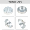 Silver Billet Aluminum Fuel Filter Canister Housing Cover Cap Relacement For Ram 2500 3500 4500 5500 6 7l 2010-2019 Cummins