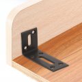 Uxcell Adjustable L Corner Braces 4pcs 80 X 40 30mm Stainless Steel Code 90 Degree Slotted Angle Brace Bracket For Furniture
