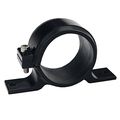 Dewhel 50mm-55mm Id Fuel Pump Bracket Anodised Single Billet Aluminium Filter Clamp Cradle Black 