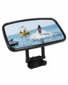 Universal Marine Rear View Mirror 7 In X 14 Wide Angle Convex Boat For Ski Boats Speedboats Pontoon And Watercraft Surfing 