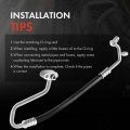 A-premium A C Discharge Line Hose Assembly Compatible With Nissan Altima 1993-1997 L4 2 4l Compressor To Condenser