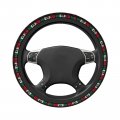 Wings Mexico Flag Steering Wheel Cover Protector Elastic Neoprene Car Wrap Accessories Vehicle Auto Trucker Interior Decor Non