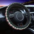 Wings Mexico Flag Steering Wheel Cover Protector Elastic Neoprene Car Wrap Accessories Vehicle Auto Trucker Interior Decor Non