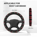 Wings Mexico Flag Steering Wheel Cover Protector Elastic Neoprene Car Wrap Accessories Vehicle Auto Trucker Interior Decor Non