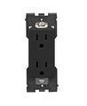 Leviton Rer15-ob Renu Tamper-resistant Outlet 15-amp 125vac Onyx Black 