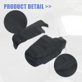 X Autohaux 1 Pair Front Door Cover Armrest Pad Replacement Microfiber Leather For Honda Ridgeline 2006-2014 Black
