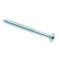 Prime-line Wood Screw Flat Head Phillips 8 X 2 In Zinc Plated Steel Pack Of 75