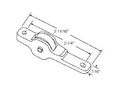 Window Roller Assembly Nylon Wheel 3 4 Diameter Package 