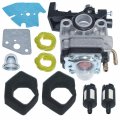 Aumel Carburetor Air Filter Fuel Line Hose Gasket Kit For Hond Gx25 Gx25nt Hht25s Engine 16100-z0z-034
