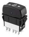Engine Brake Rocker Switch P27-1040-17 For Kenworth T660 Heavy Duty Black Plastic Housing Replaces P27104017 577 59628 901-5413 