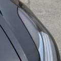 Qiosreui Front Headlight Eyebrow Trim Cover For Tesla Model 3 Y 2017-2022 Headlamp Precut Eyelid Vinyl Smoke Tint Protection