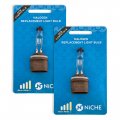 Niche 893 Headlight Bulb For 2002-2014 Arctic Cat M5 Crossfire Sno Pro 0609-693 0409-073 0409-045 2 Pack