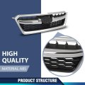 Front Bumper Upper Grille W Chrome Tirm For Subaru Impreza 2012-2014 91122fj010 Su1200145