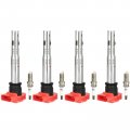 Set Of 4 For Volkswagen Mk5 Mk6 Gti Jetta Golf Passat Tiguan A3 A5 A6 A7 Q5 Q7 R8 S4 S5 06-16 2 0t 5l 3 2l 4 5 5c1688 Uf-529 
