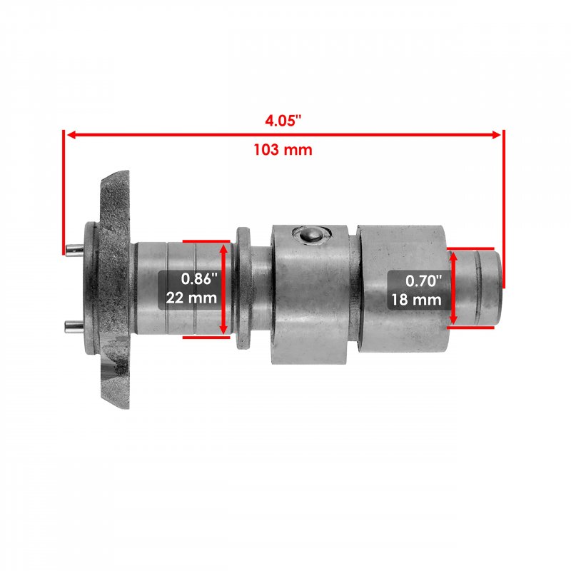 Caltric Cam Shaft Front New For Kawasaki Brute Force 750 4x4i Kvf750 2012 2013 2014 2015 2016 2017 2018 2019 2020 2021