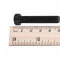 Uxcell M8x45mm Hex Socket Thin Head Cap Screw Bolts 12 9 Grade Carbon Steel 10pcs