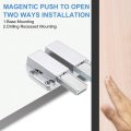 1 Pcs Magnetic Push Latches For Cabinet Door 89x2 68 Inch To Open Latch Hardware Hidden Release Drawer Pull On Closet Touch
