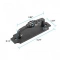 Renovators Supply Manufacturing Kitchen Cabinet Handles 5-1 4 In Black Wrought Iron Birdcage Design Pulls With Mounting
