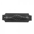 Renovators Supply Manufacturing Kitchen Cabinet Handles 5-1 4 In Black Wrought Iron Birdcage Design Pulls With Mounting