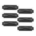 Renovators Supply Manufacturing Kitchen Cabinet Handles 5-1 4 In Black Wrought Iron Birdcage Design Pulls With Mounting 