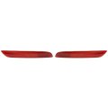 Honda Civic Coupe Rear Reflector Pair 2014 2015 Driver And Passenger Side Red Lens Ho1184110 Ho1185110 33555 Ts8 A52 33505 