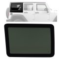 Jmtaat Rear Quarter Window For 2007-2010 Jeep Wrangler Jk 4 Door Utility Side Glass Dark Tinted Tempered Right Passenger 