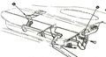 1953-1962 Corvette Cowl Vent Door Hinge