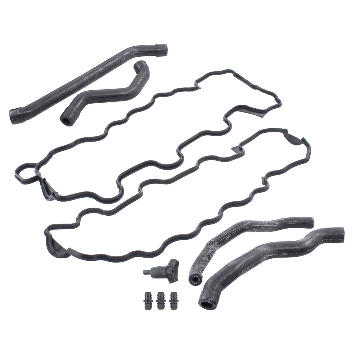 Crankcase Breather Hose Valve Cover Gasket Set For Mercedes Benz S350 C320 Clk320 E320 Ml350 Ml320 Amg Slk320 C32 C240 C280