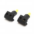 Uxcell 2pcs Plastic Car Windshield Washer Wiper Water Spray Nozzle For Tiida Nissan