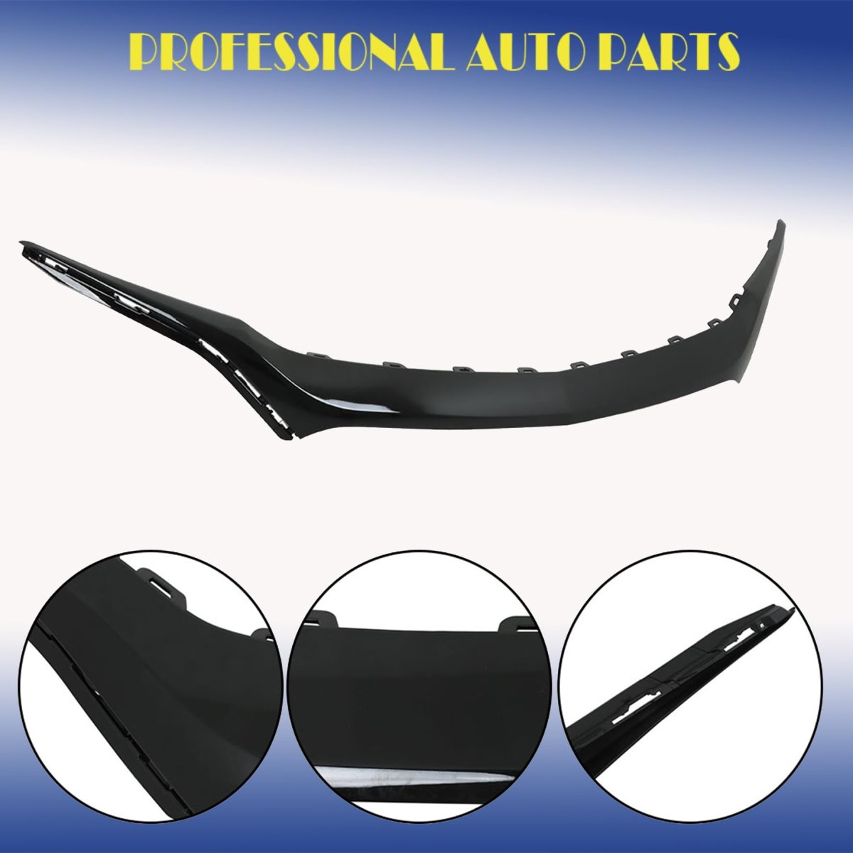 Black Front Upper Grill Bar Insert Replacement For Trailblazer 2021 2022 2023 Slim Fit Decorative Protective Grille Plug In