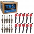 Trq Premium Performance Ignition Coil Spark Plug Kit For Ford Super Duty 