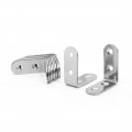 40mm X 17mm Stainless Steel 90 Degree Angle Bracket 10 Pcs 